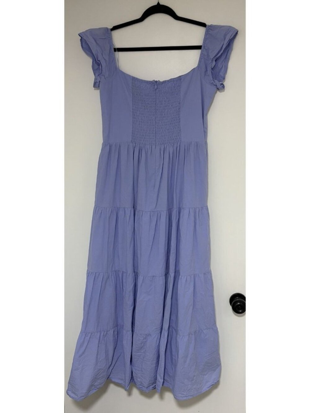 Charles Henry Women’s Blue Off The Shoulder Ruffle Midi Dress Size XL - Picture 3 of 10